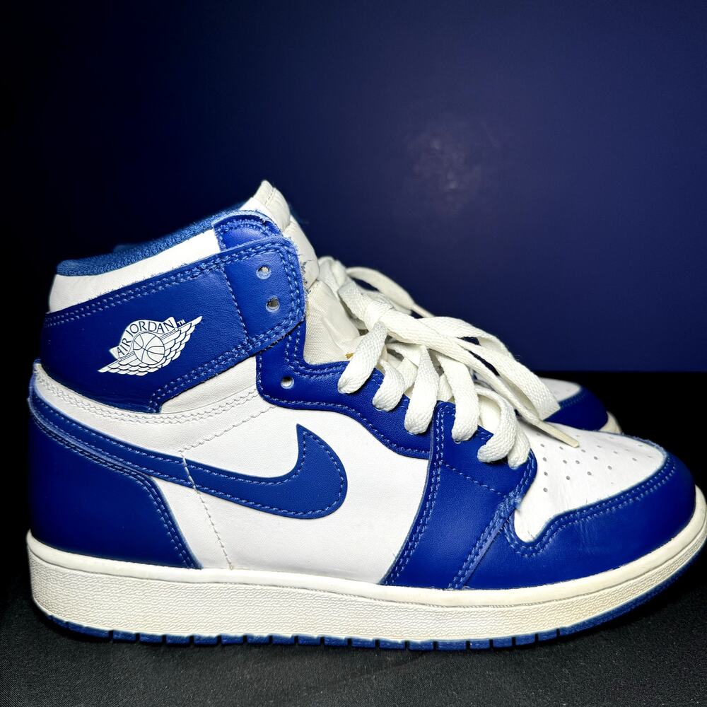 Size 7 - Nike Air Jordan 1 High OG BG Storm Blue Men's Shoes